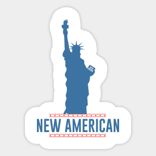 New american Sticker